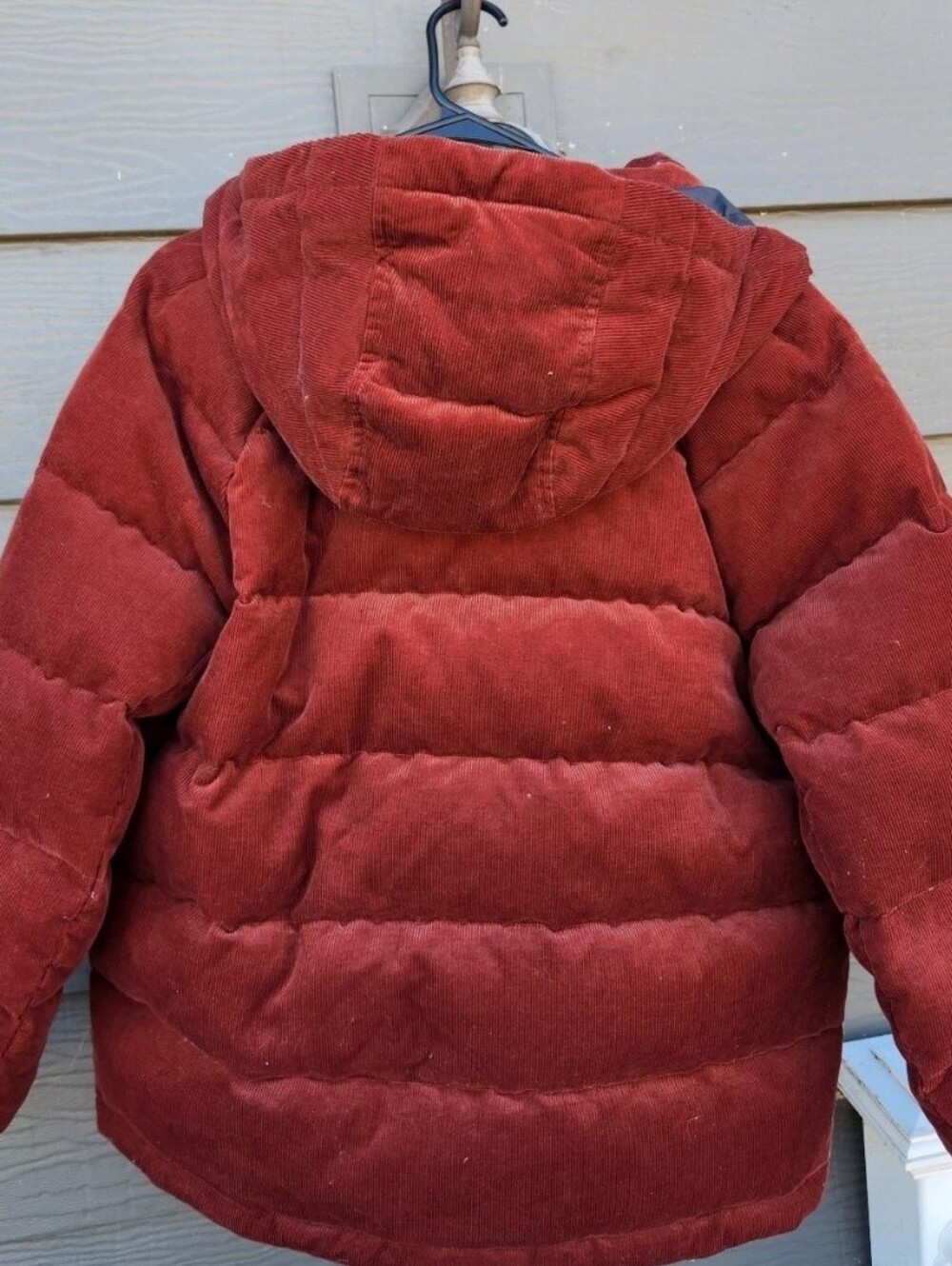 Eddie Bauer Women's Cabin Curduroy Down Coat Size Large